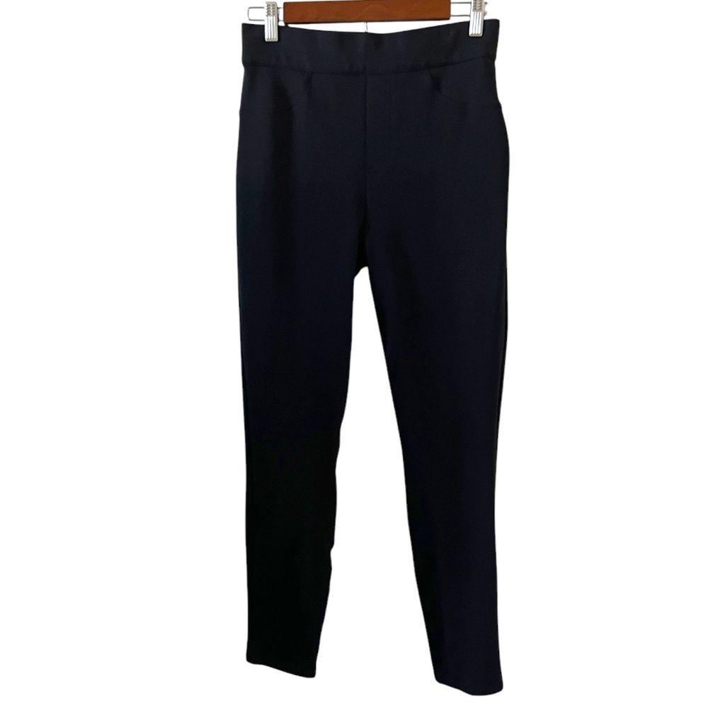 SPANX The Perfect Ankle Pants Back Pockets In Black Size M